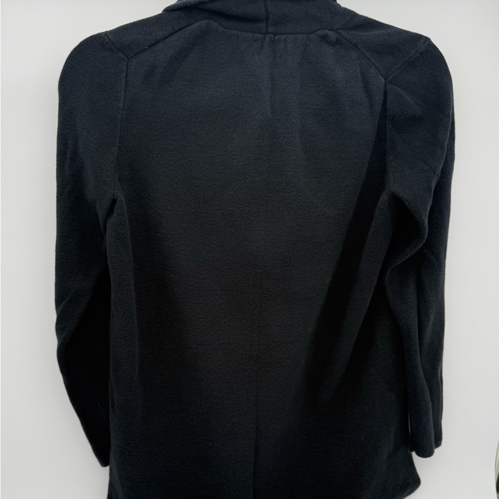 J Crew Womens Petite Chelsea Sweater Cardigan Size Small SP Black Top Shirt - Picture 3 of 5